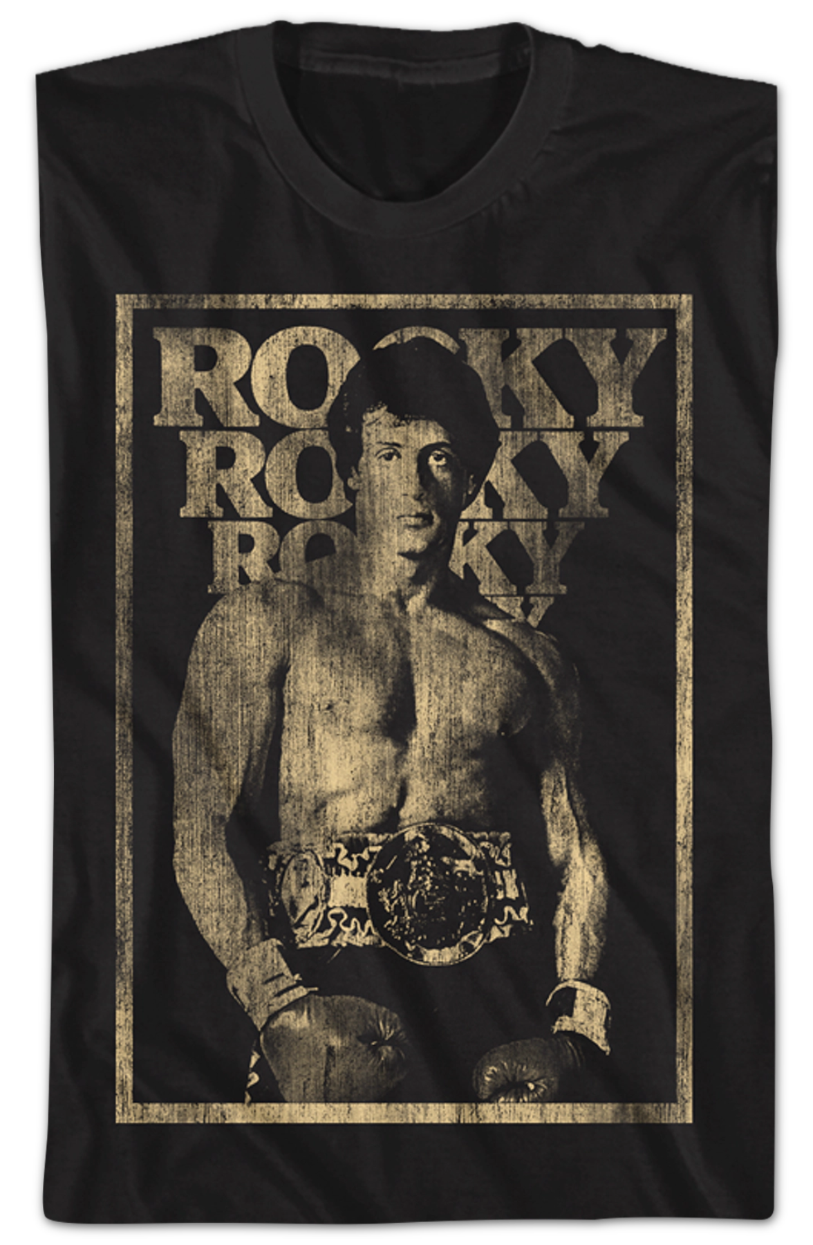 Distressed Championship Rocky T-Shirt