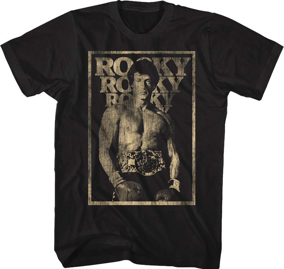 Distressed Championship Rocky T-Shirt