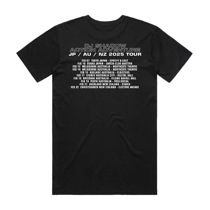 DJ Shadow / Action Adventure Tour Tee (Black)