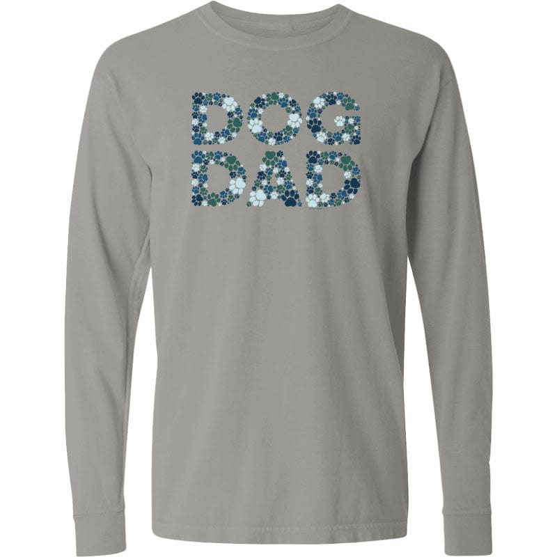 Dog Dad Paw - Classic Long-Sleeve T-Shirt