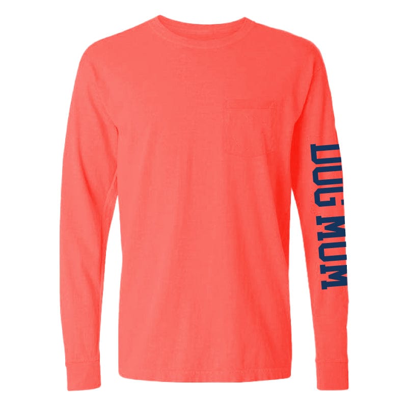 Dog Mom - Classic Long-Sleeve Pocket Tee