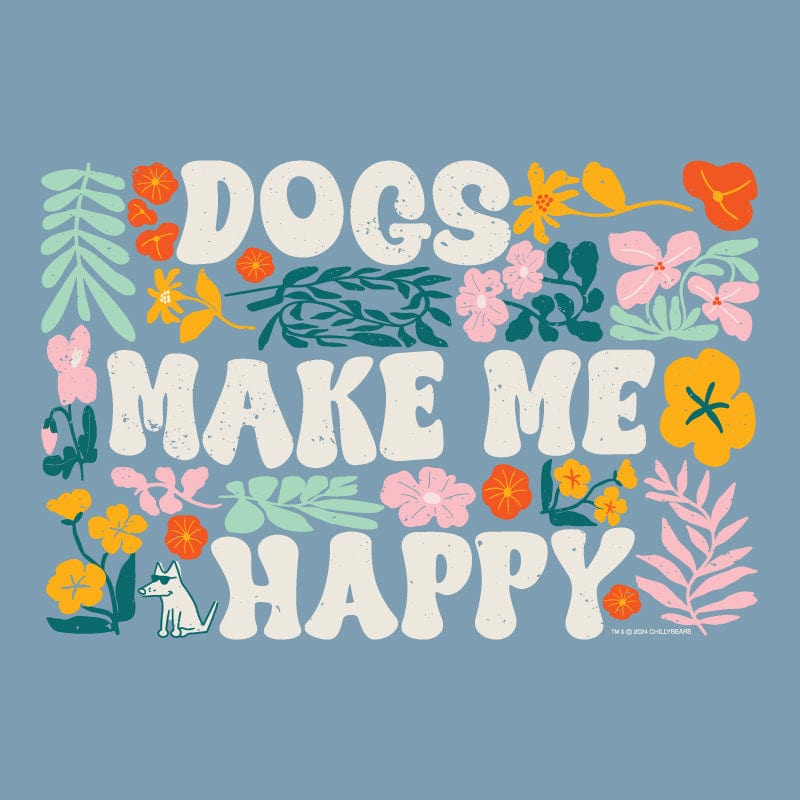 Dogs Make Me Happy - Classic Long-Sleeve T-Shirt