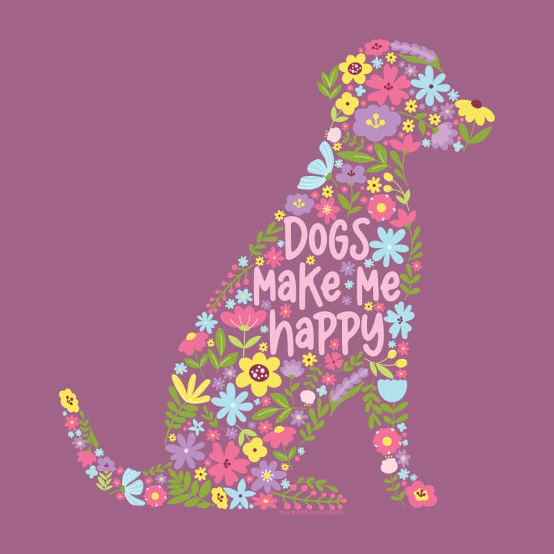 Dogs Make Me Happy - Classic Tee Style001