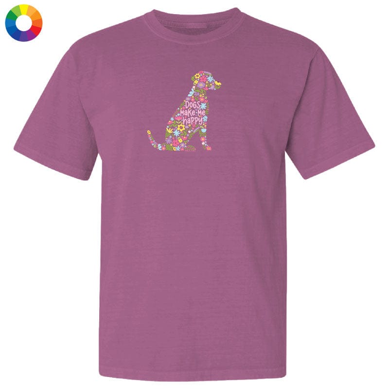 Dogs Make Me Happy - Classic Tee Style001