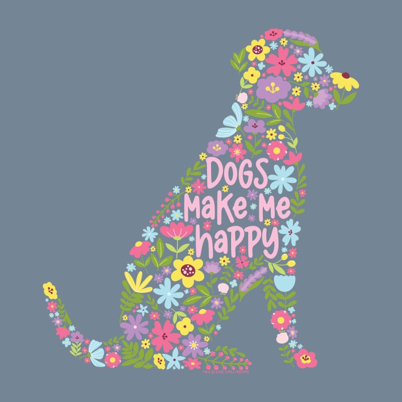 Dogs Make Me Happy - Classic Tee Style001
