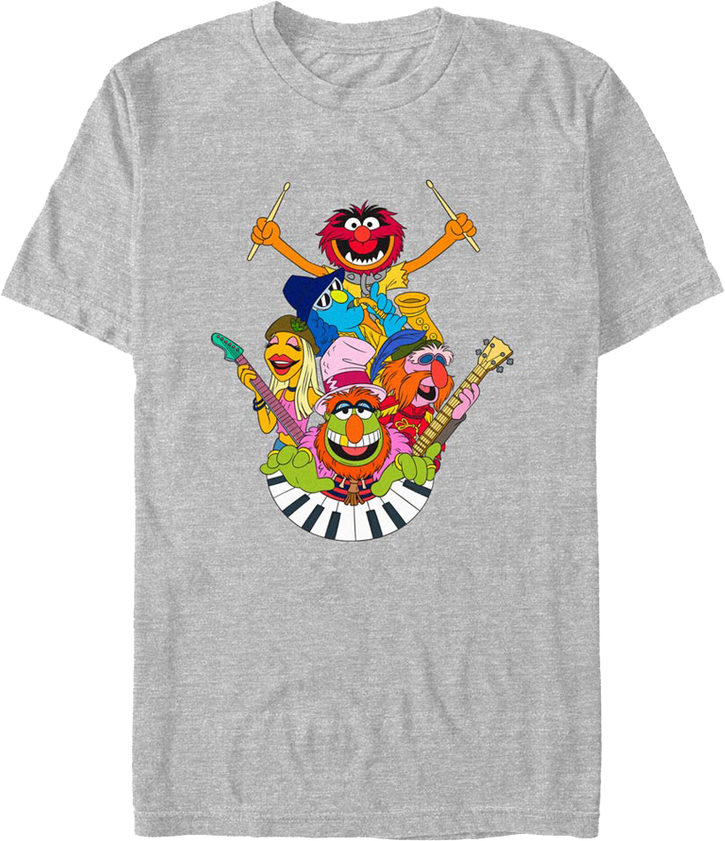 Dr. Teeth And The Electric Mayhem Group Photo Muppets T-Shirt