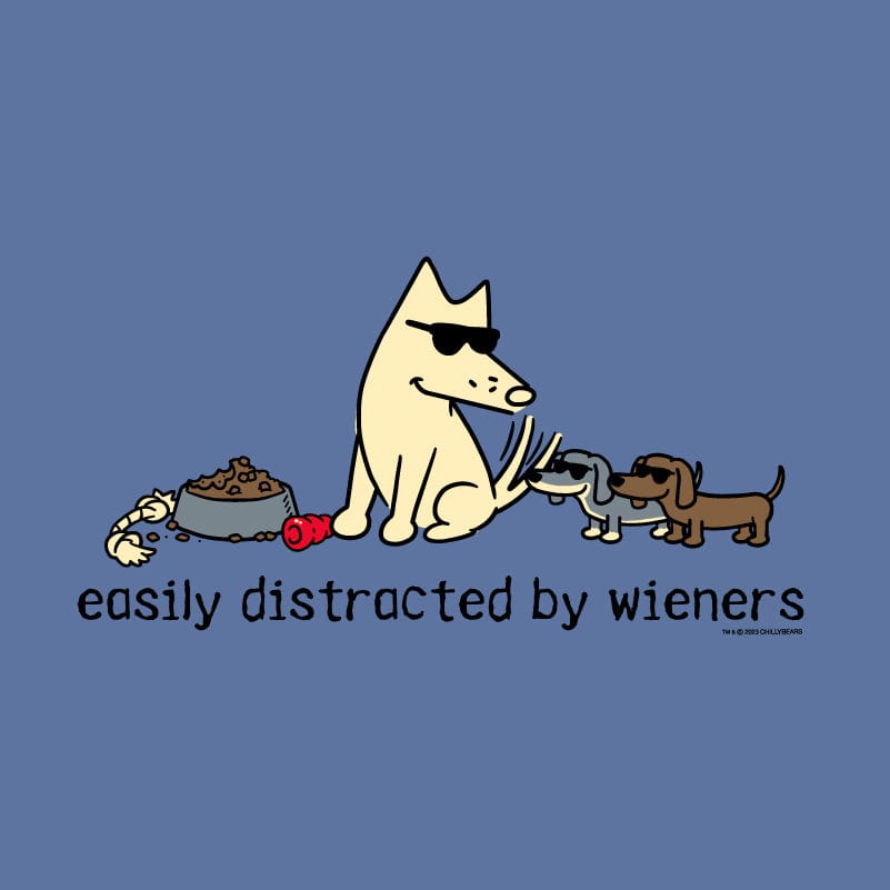 Easily Distracted By Weiners - Classic Long-Sleeve T-Shirt