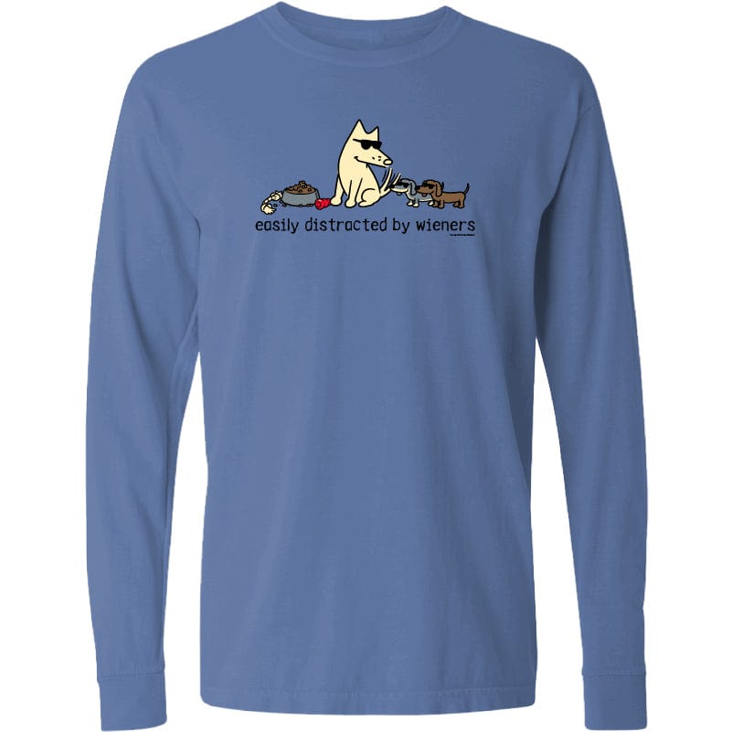 Easily Distracted By Weiners - Classic Long-Sleeve T-Shirt