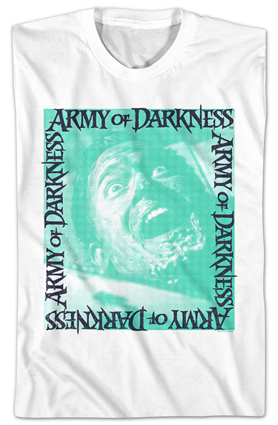 Evil Ash Framed Photo Army of Darkness T-Shirt