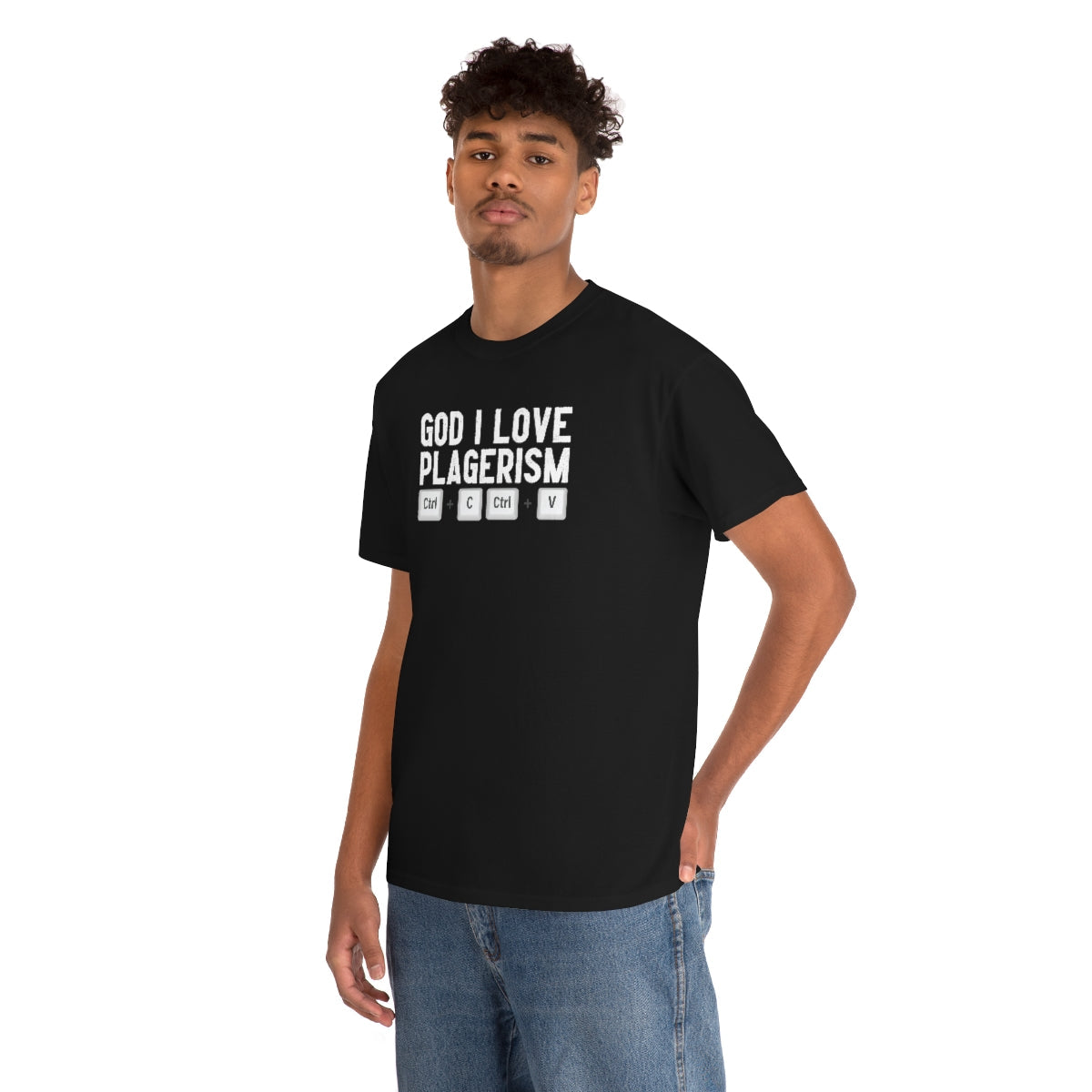 God I Love Plagerism - Unisex Heavy Cotton Tee - All Colors