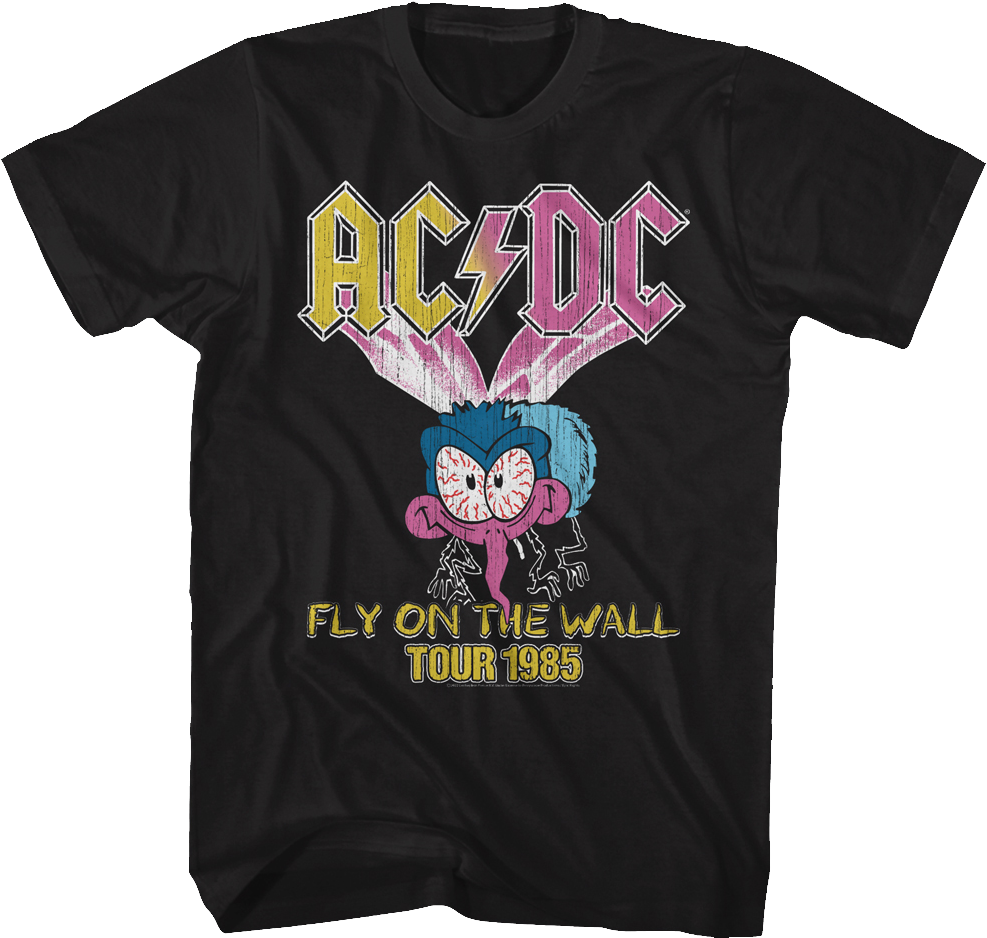 Fly On The Wall Tour 1985 ACDC Shirt