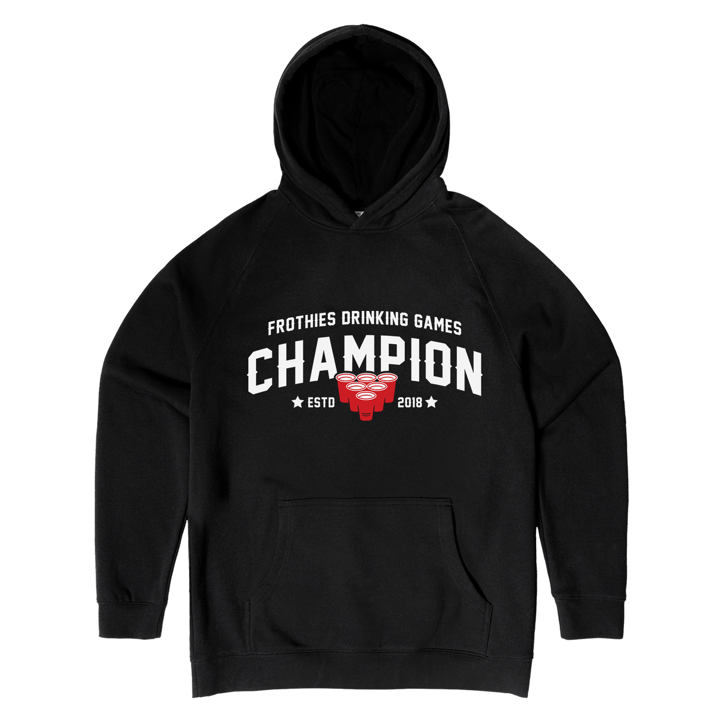 Frothies Champion Hoodie Black