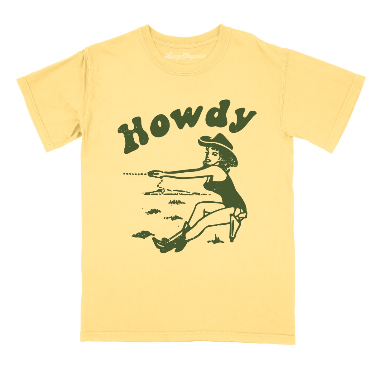 Howdy Cowgirl Comfort Colors Tee