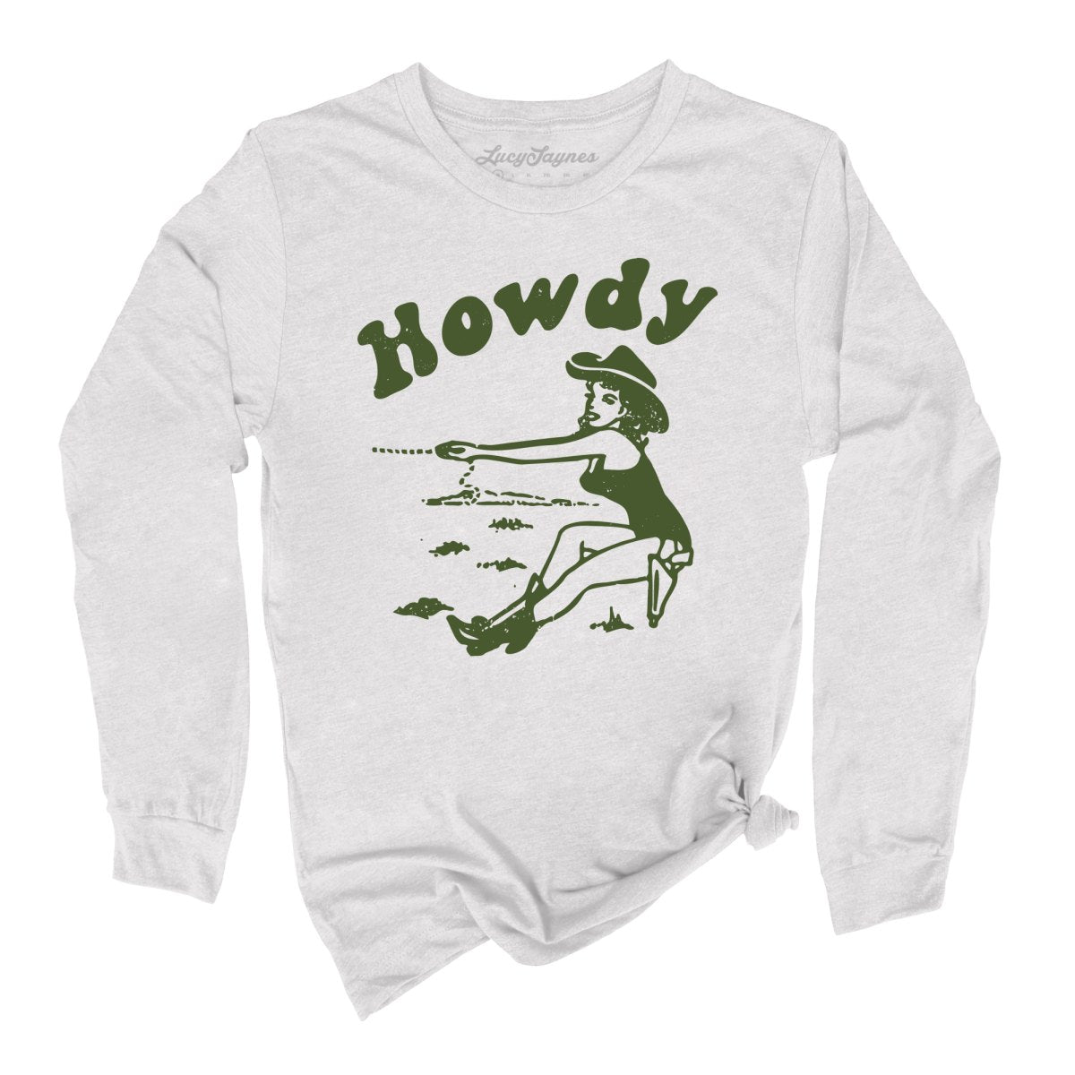 Howdy Cowgirl Long Sleeve Tee