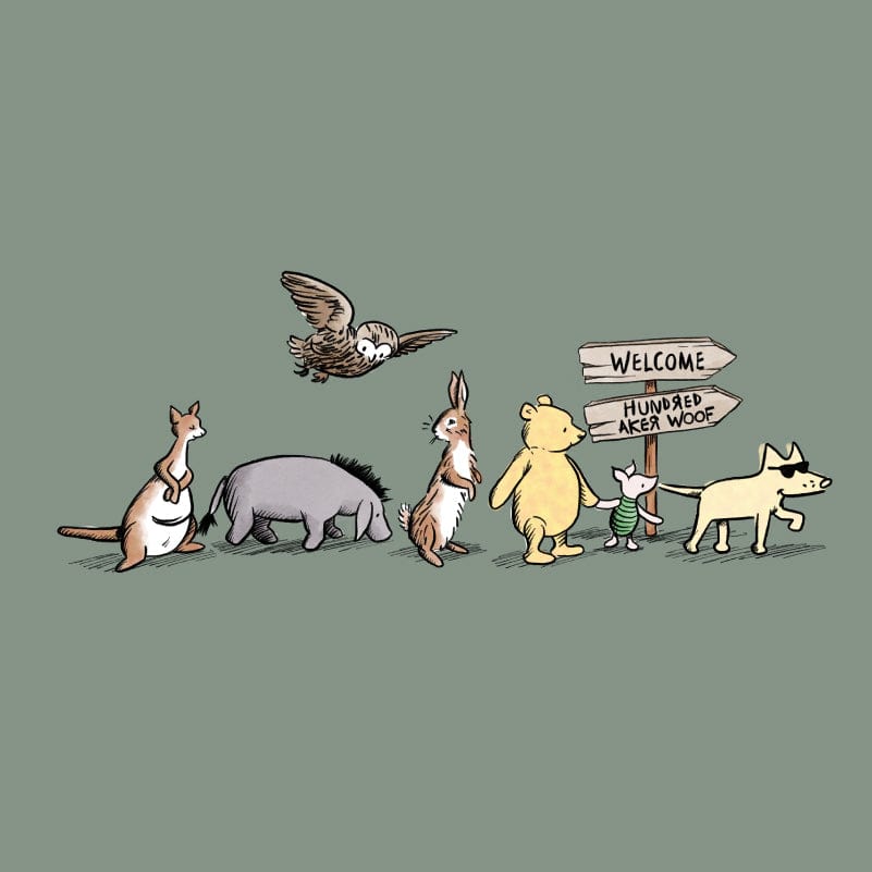 Hundred Acre Woof - Classic Long-Sleeve T-Shirt