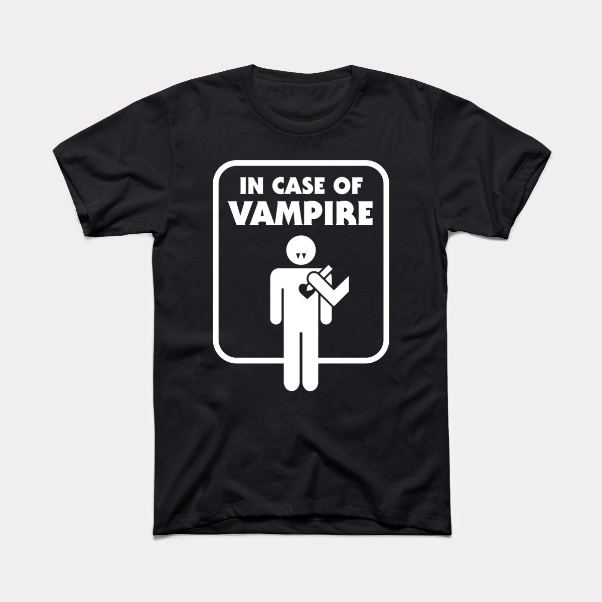In Case Of Vampire Adult Unisex Tee