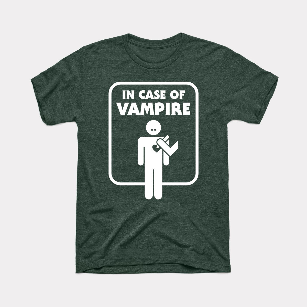 In Case Of Vampire Adult Unisex Tee