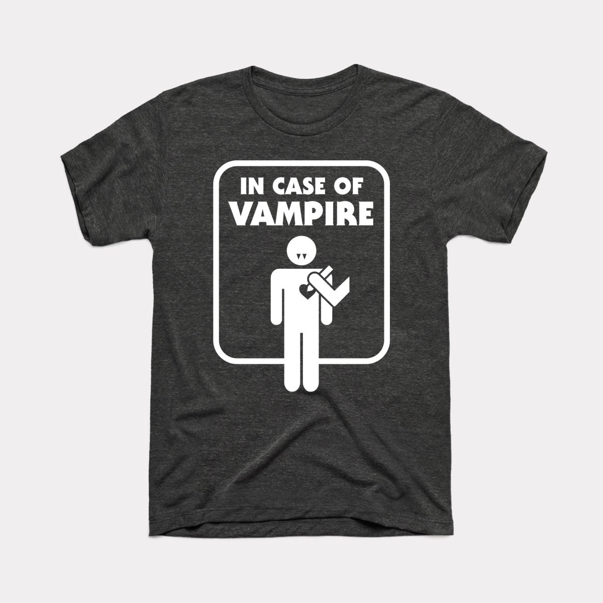 In Case Of Vampire Adult Unisex Tee
