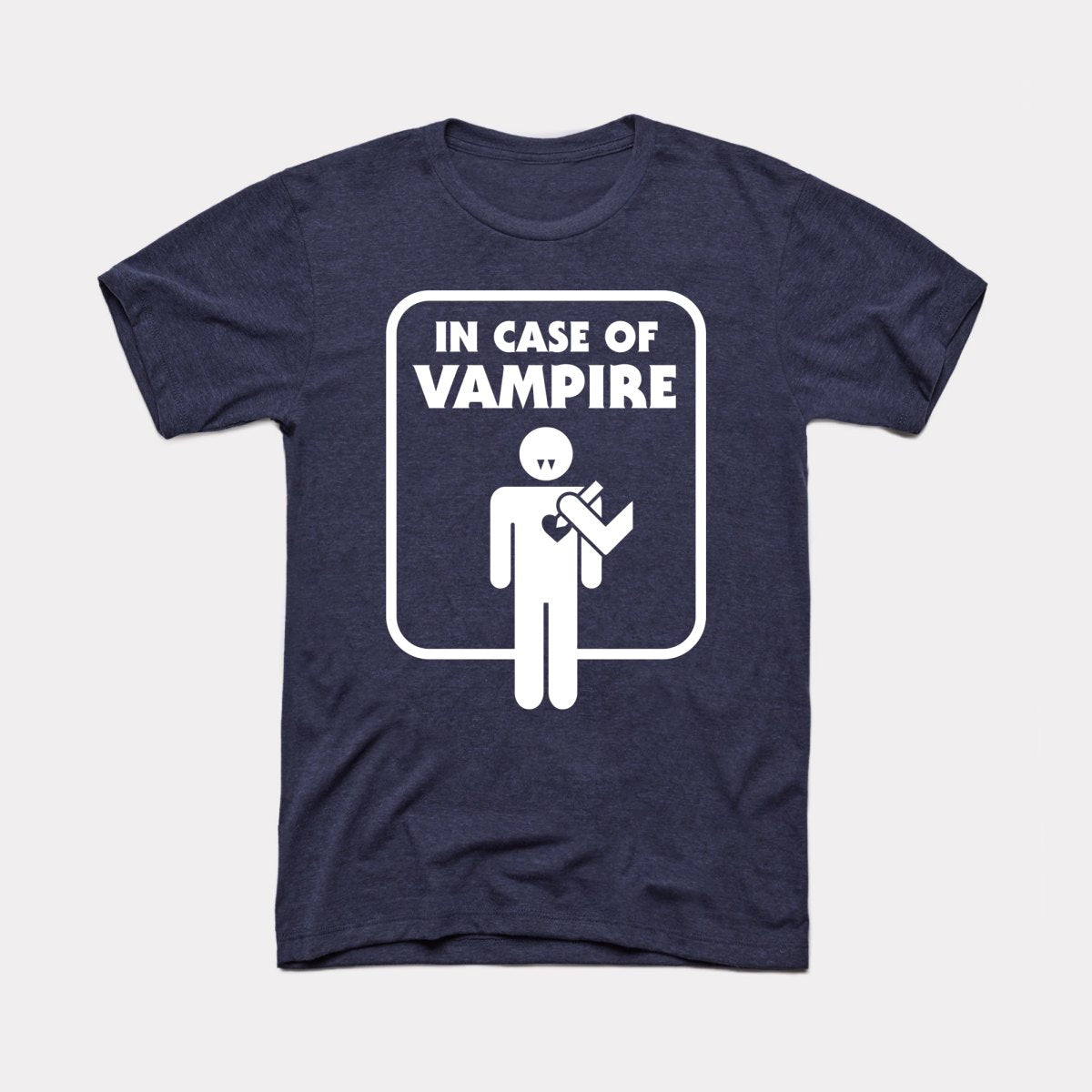 In Case Of Vampire Adult Unisex Tee