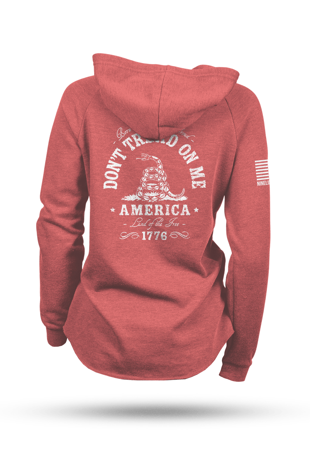 Don't Tread on Me - Lightweight Women's V-Neck Hoodie