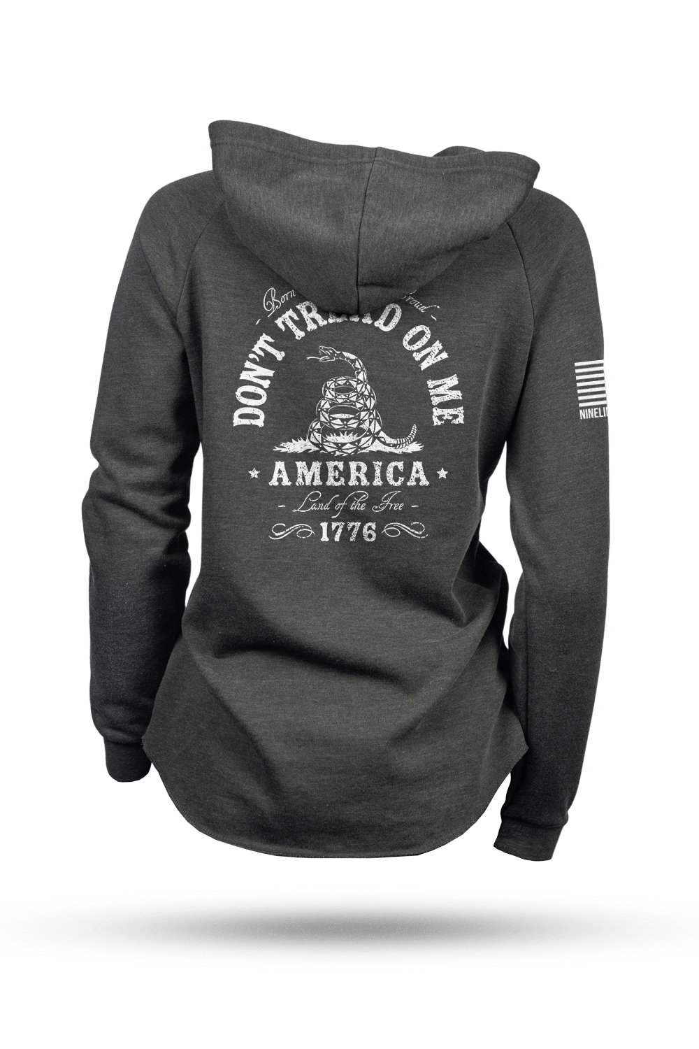 Don't Tread on Me - Lightweight Women's V-Neck Hoodie
