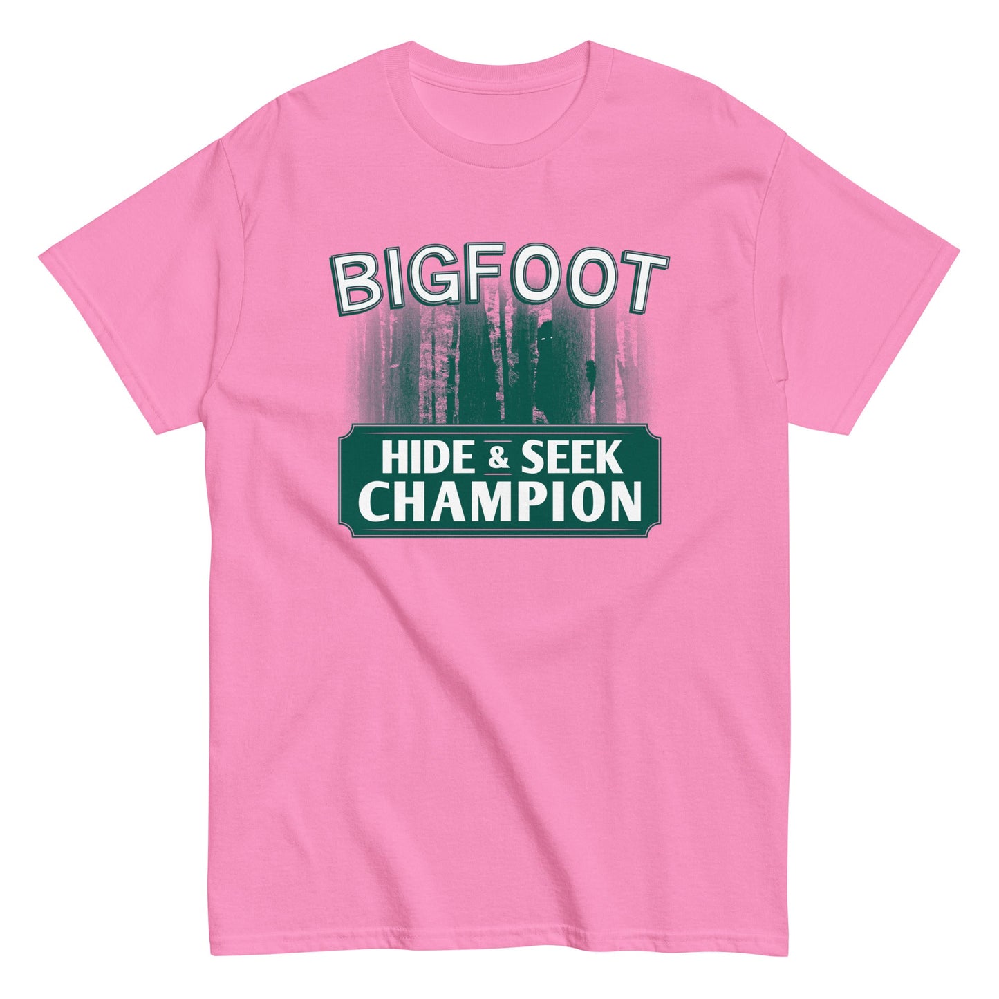 Bigfoot Hide And Seek Champion Men's Classic Tee