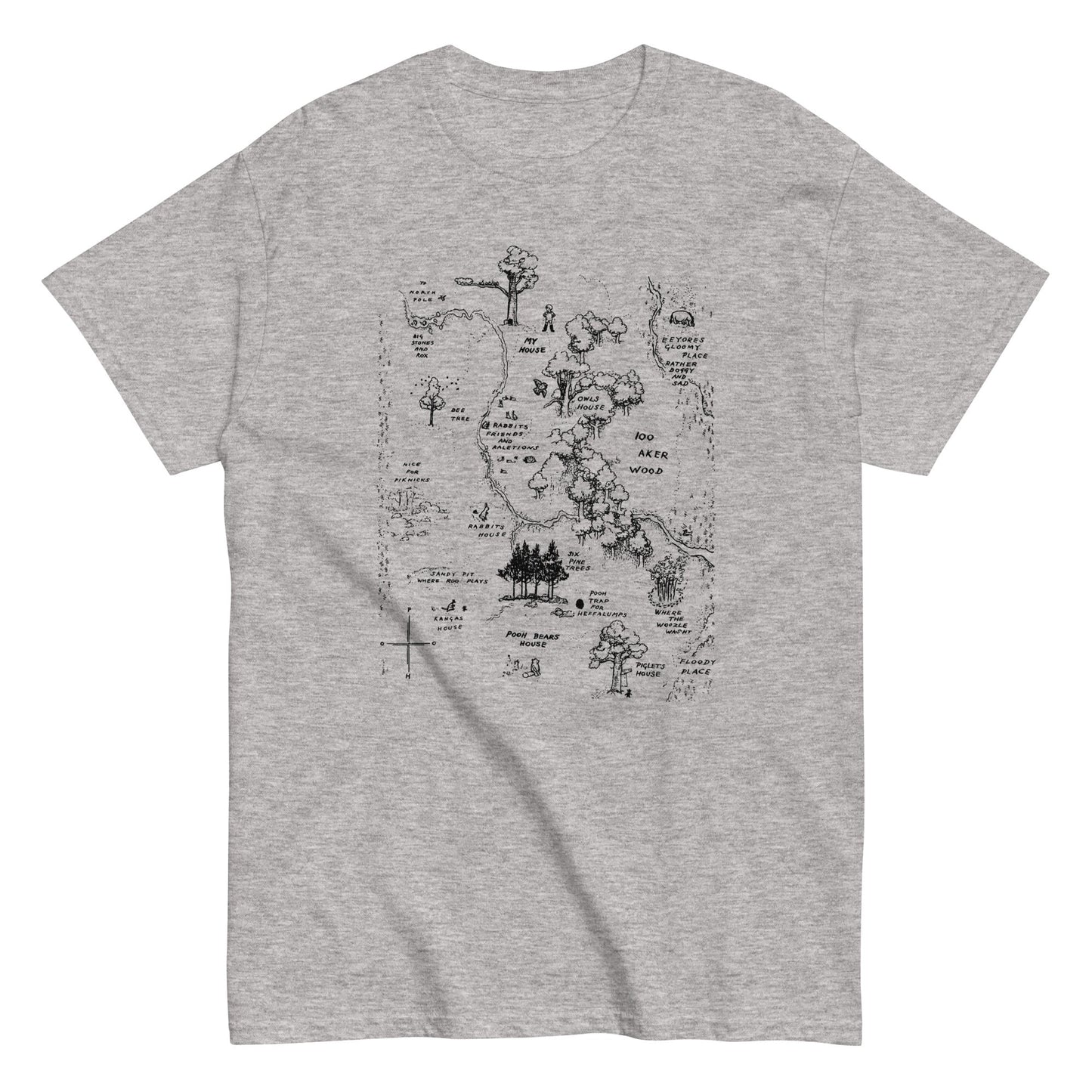 100 Acre Map Men's Classic Tee