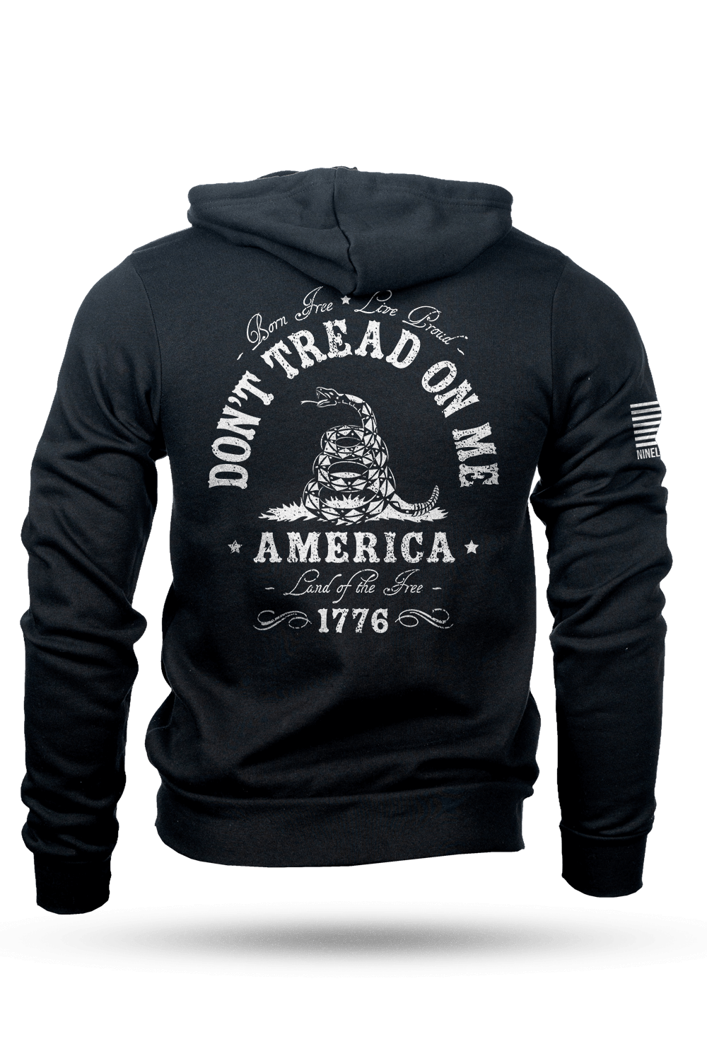 Don't Tread on Me - Men's Full-Zip Hoodie