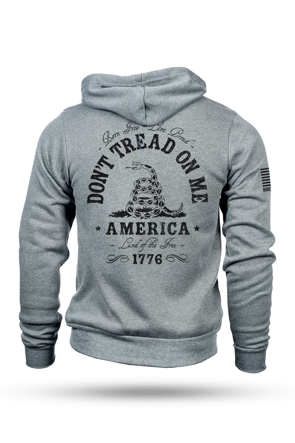 Don't Tread on Me - Men's Full-Zip Hoodie