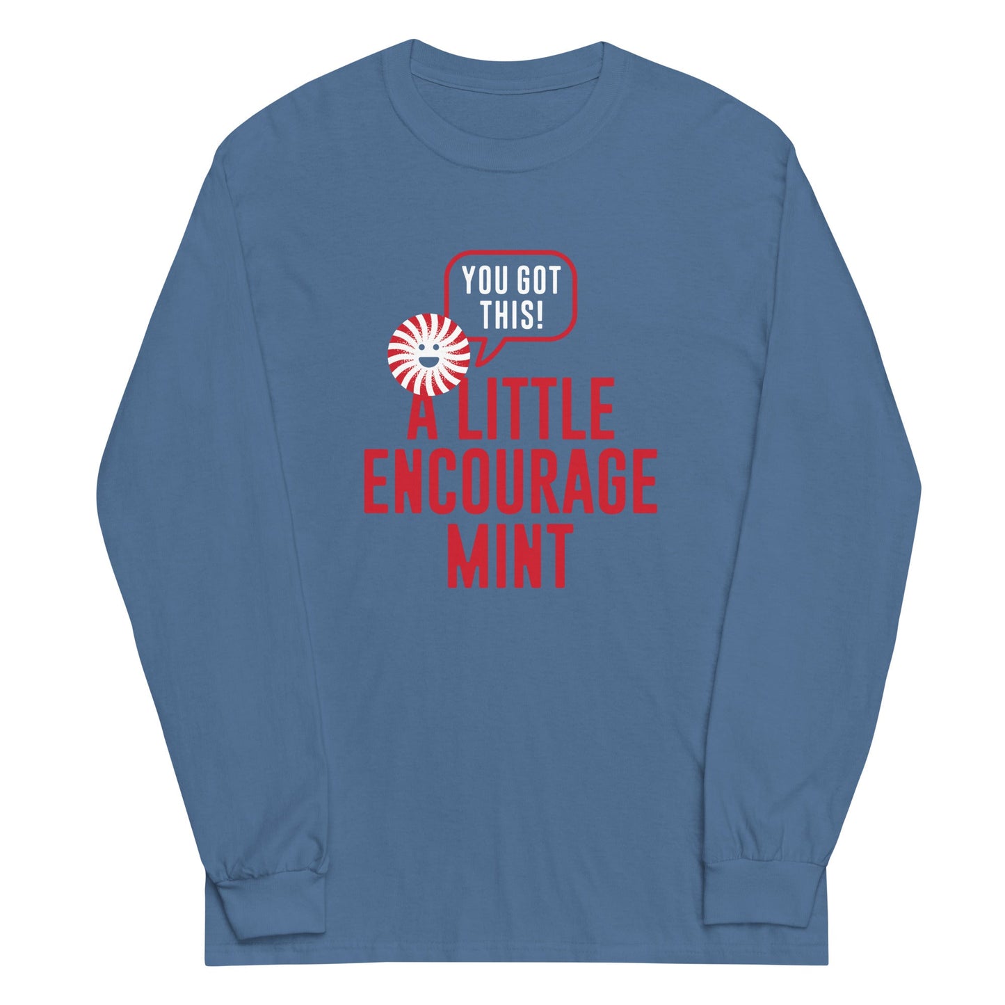 A Little Encourage Mint Unisex Long Sleeve Tee