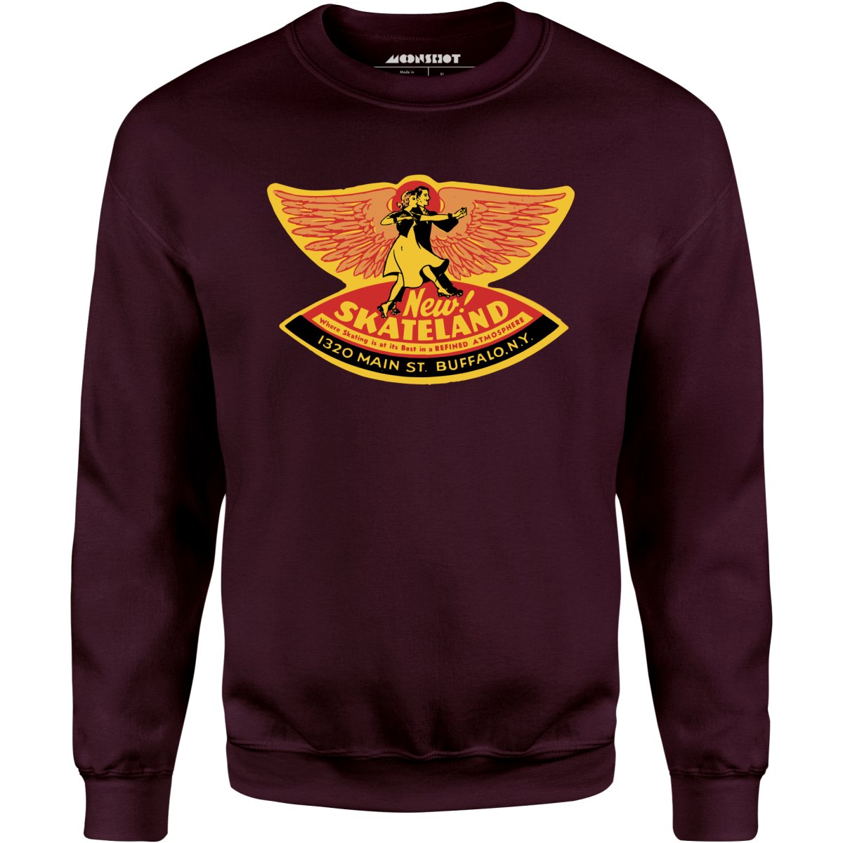 New Skateland - Buffalo, NY - Vintage Roller Rink - Unisex Sweatshirt