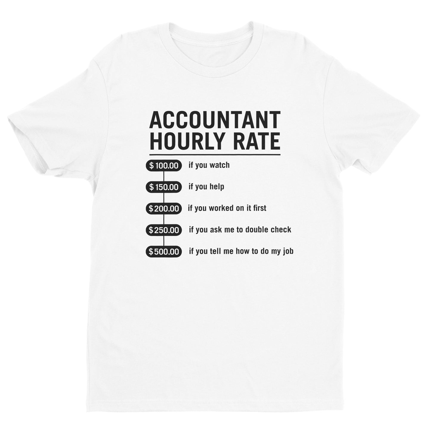 Accountant Hourly Rate Tee