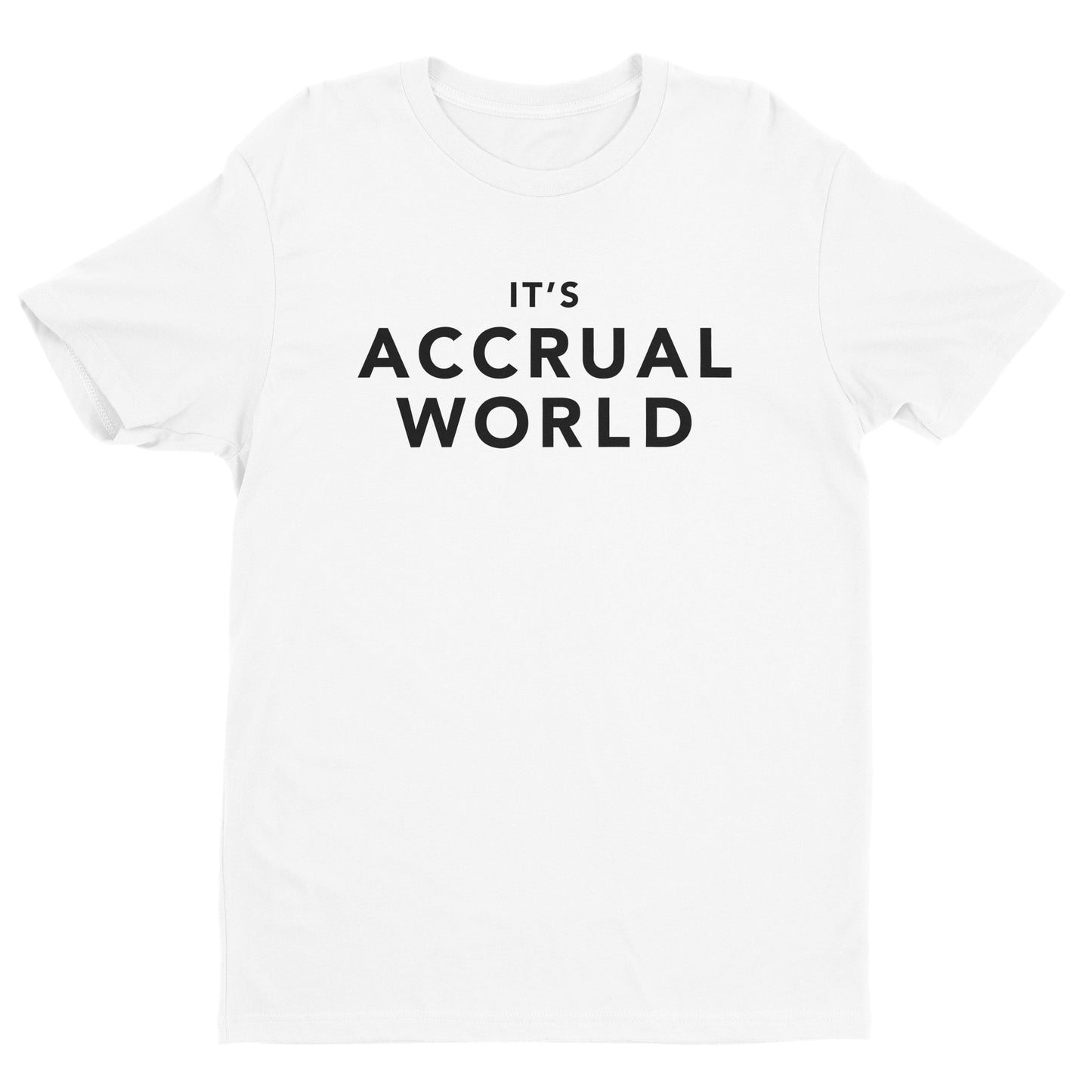 It's Accrual World Tee