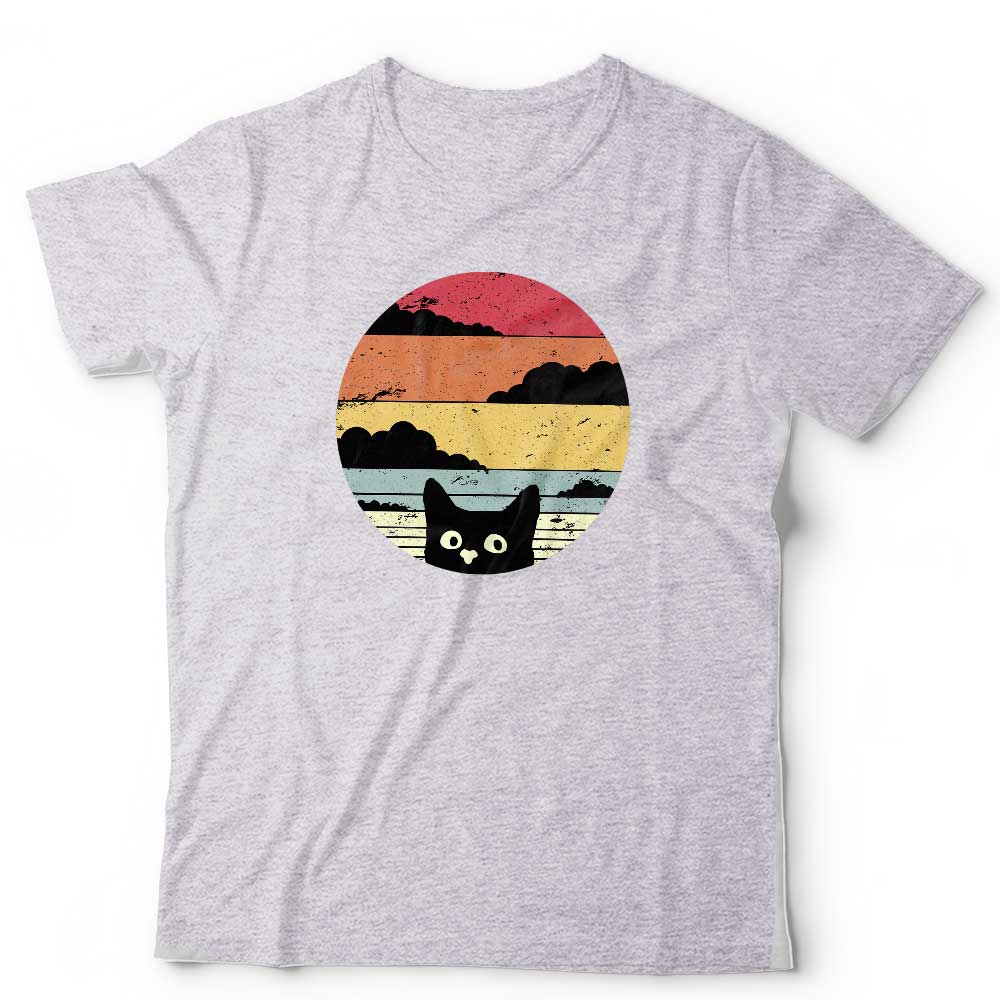 Retro Vintage Cat Tshirt Unisex