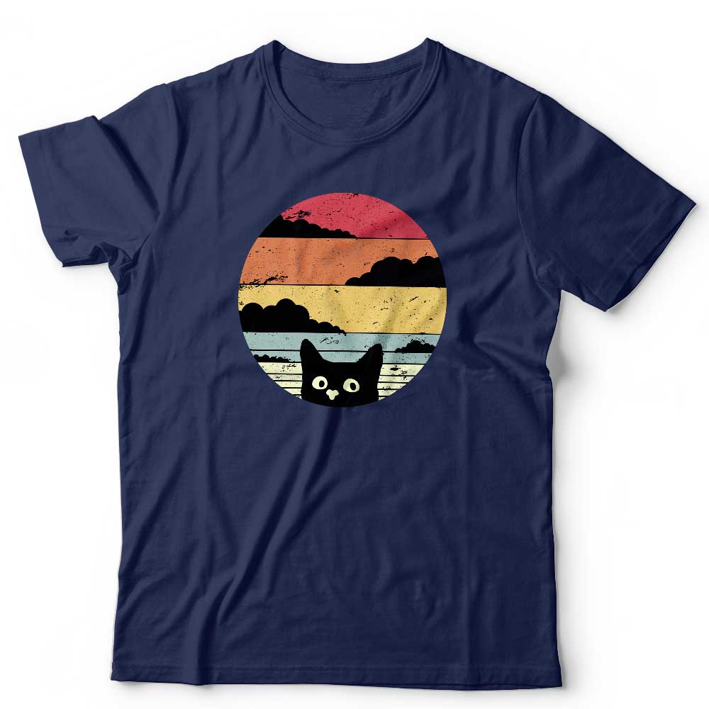 Retro Vintage Cat Tshirt Unisex