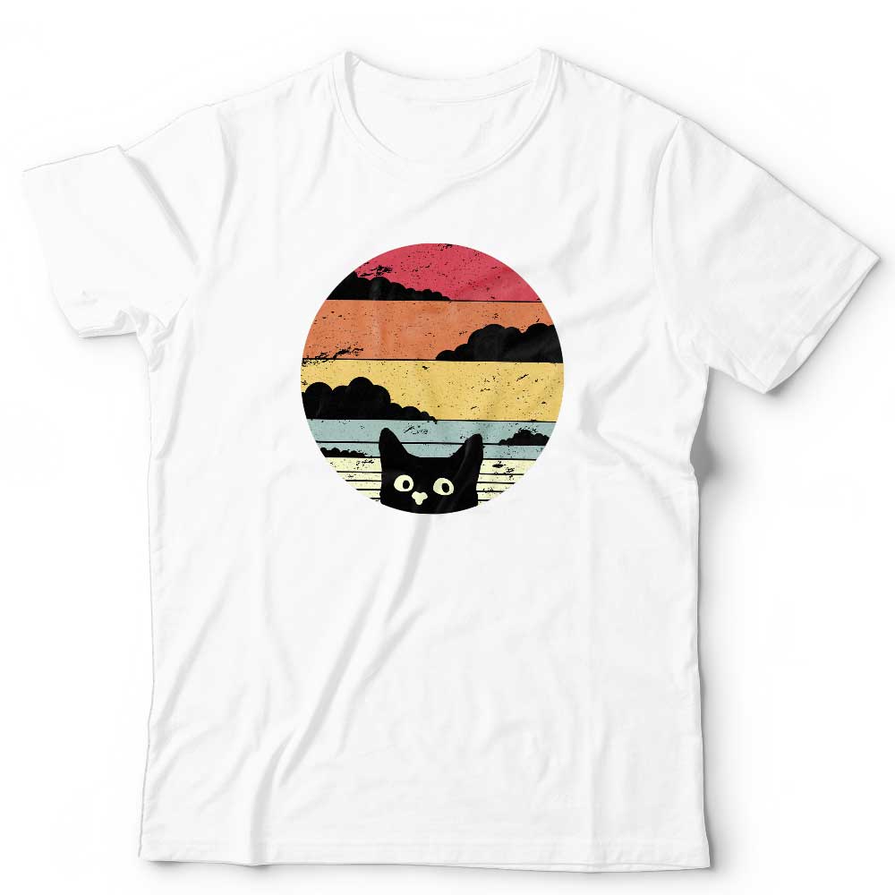 Retro Vintage Cat Tshirt Unisex