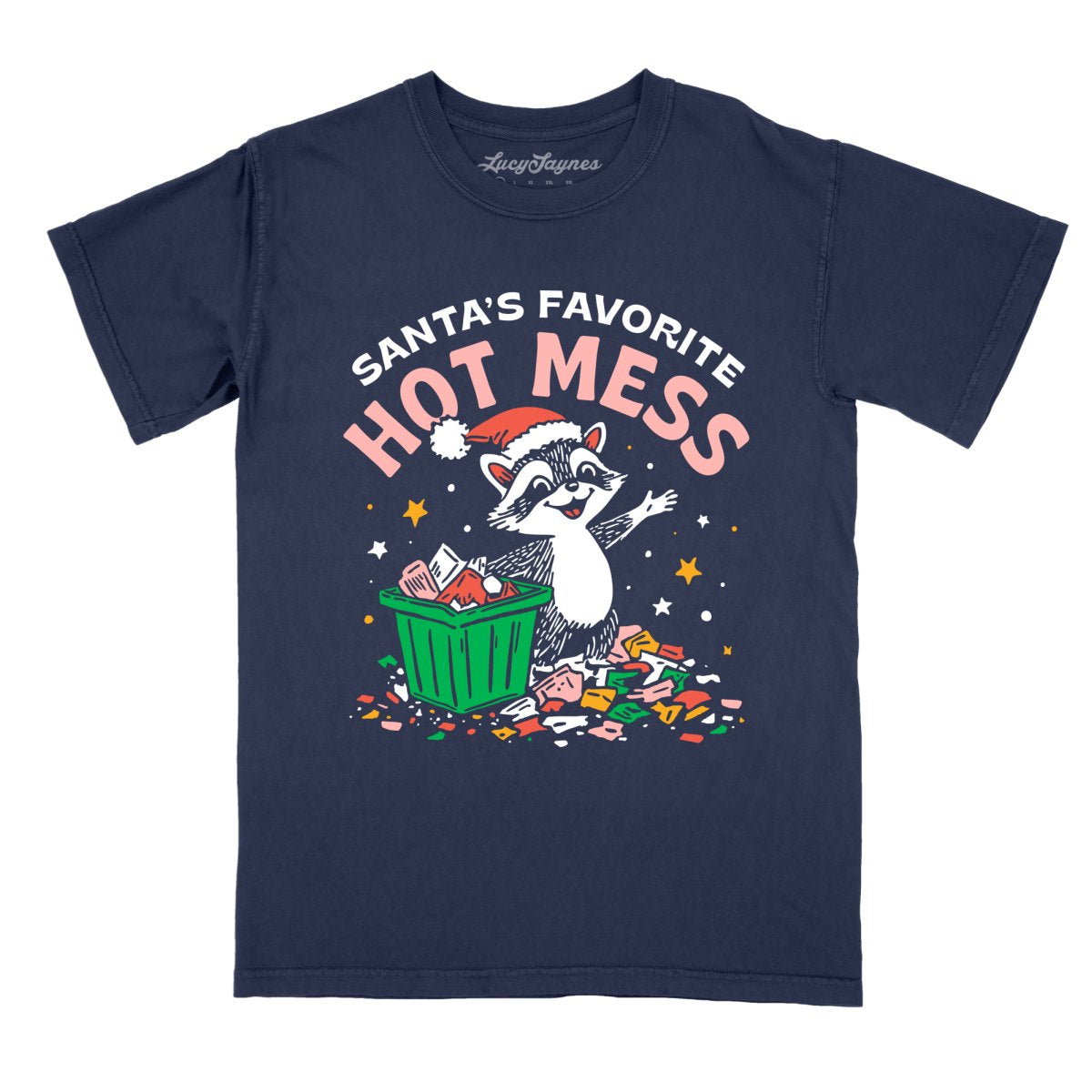 Santa's Favorite Hot Mess - Comfort Colors Tee