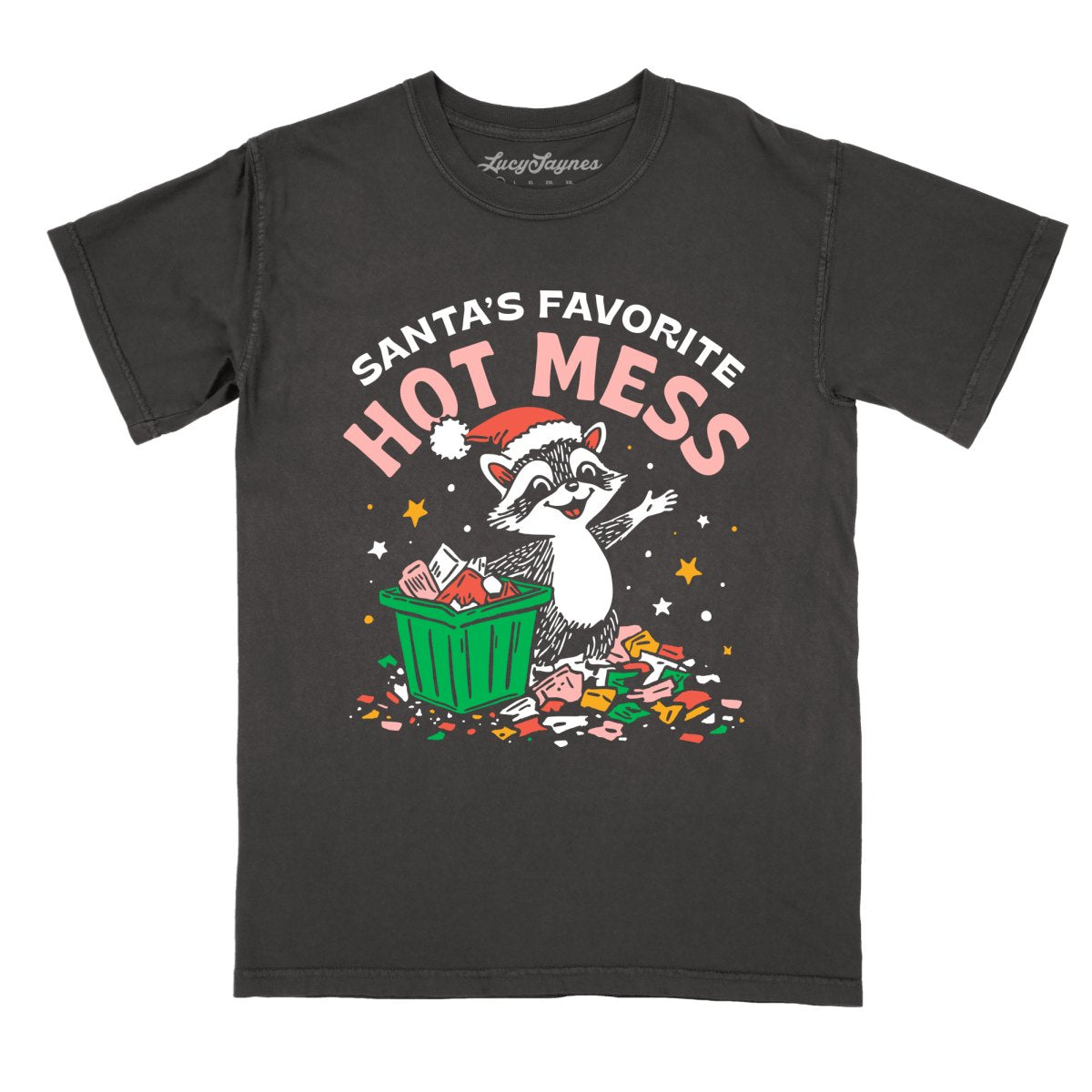 Santa's Favorite Hot Mess - Comfort Colors Tee