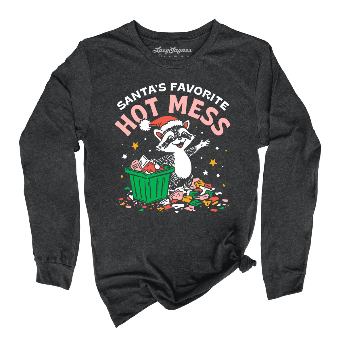 Santa's Favorite Hot Mess - Long Sleeve Tee