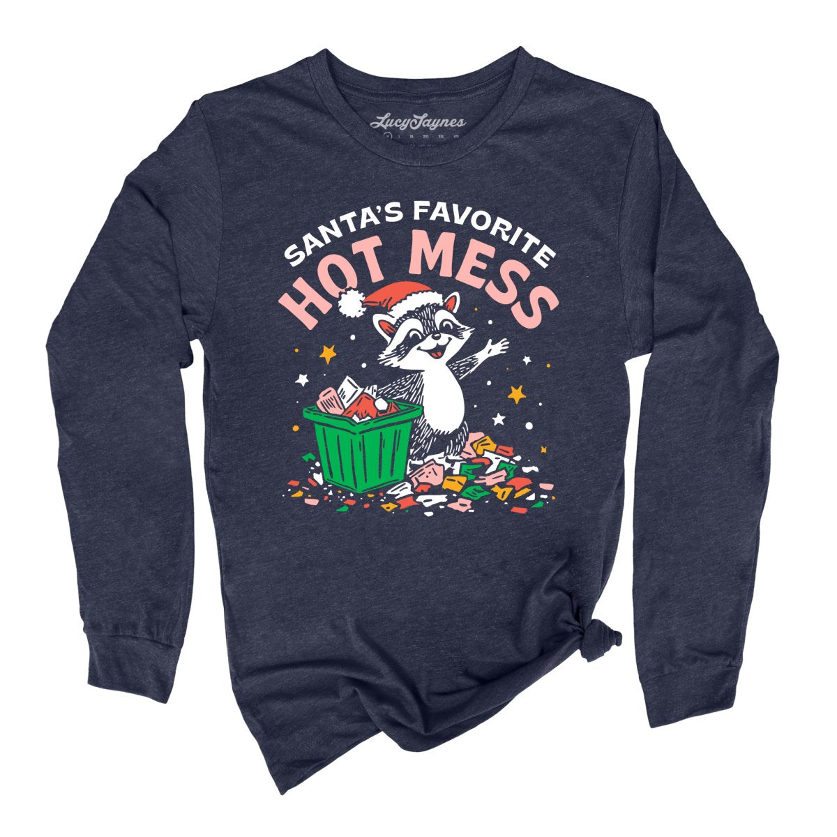Santa's Favorite Hot Mess - Long Sleeve Tee