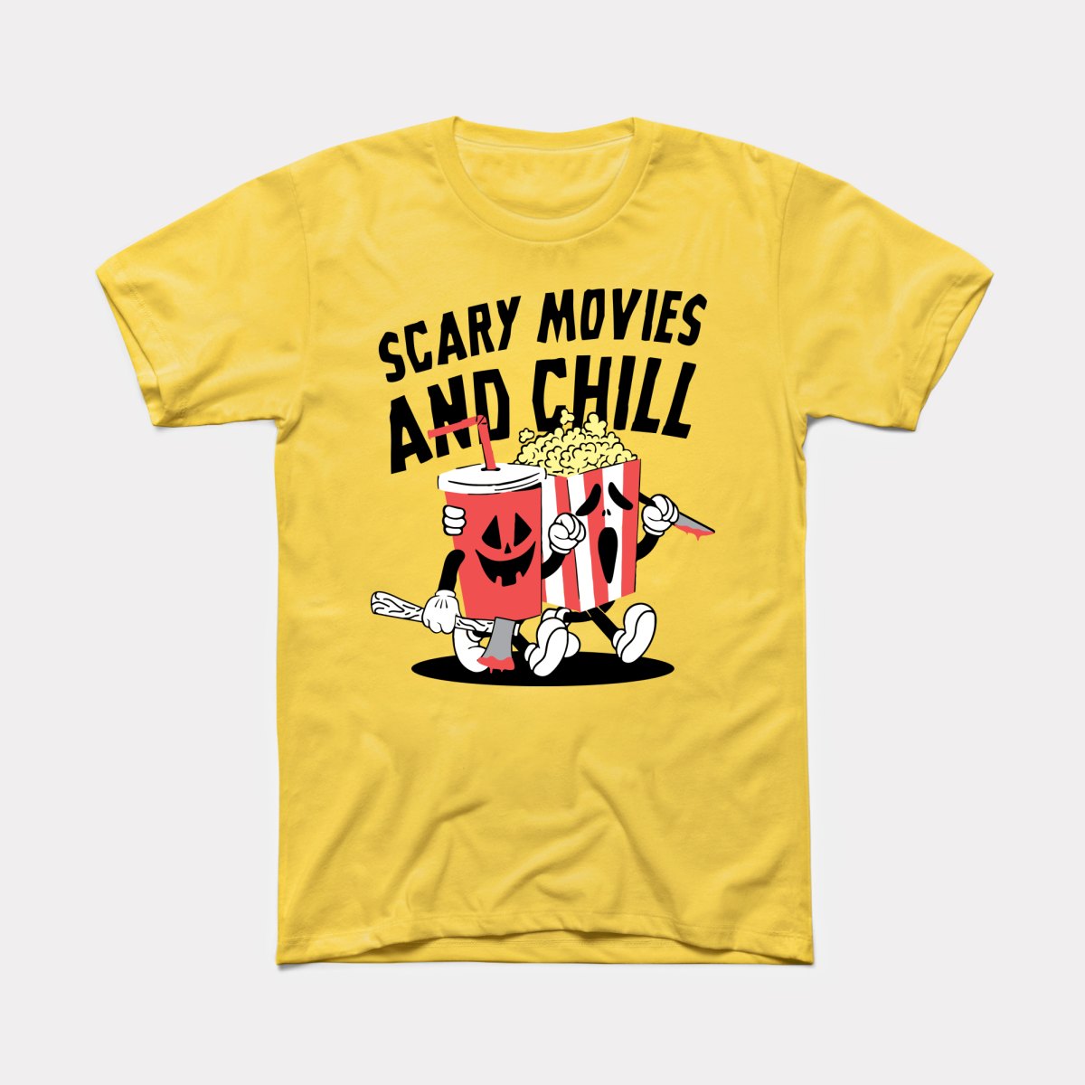 Scary Movies And Chill Adult Unisex Tee