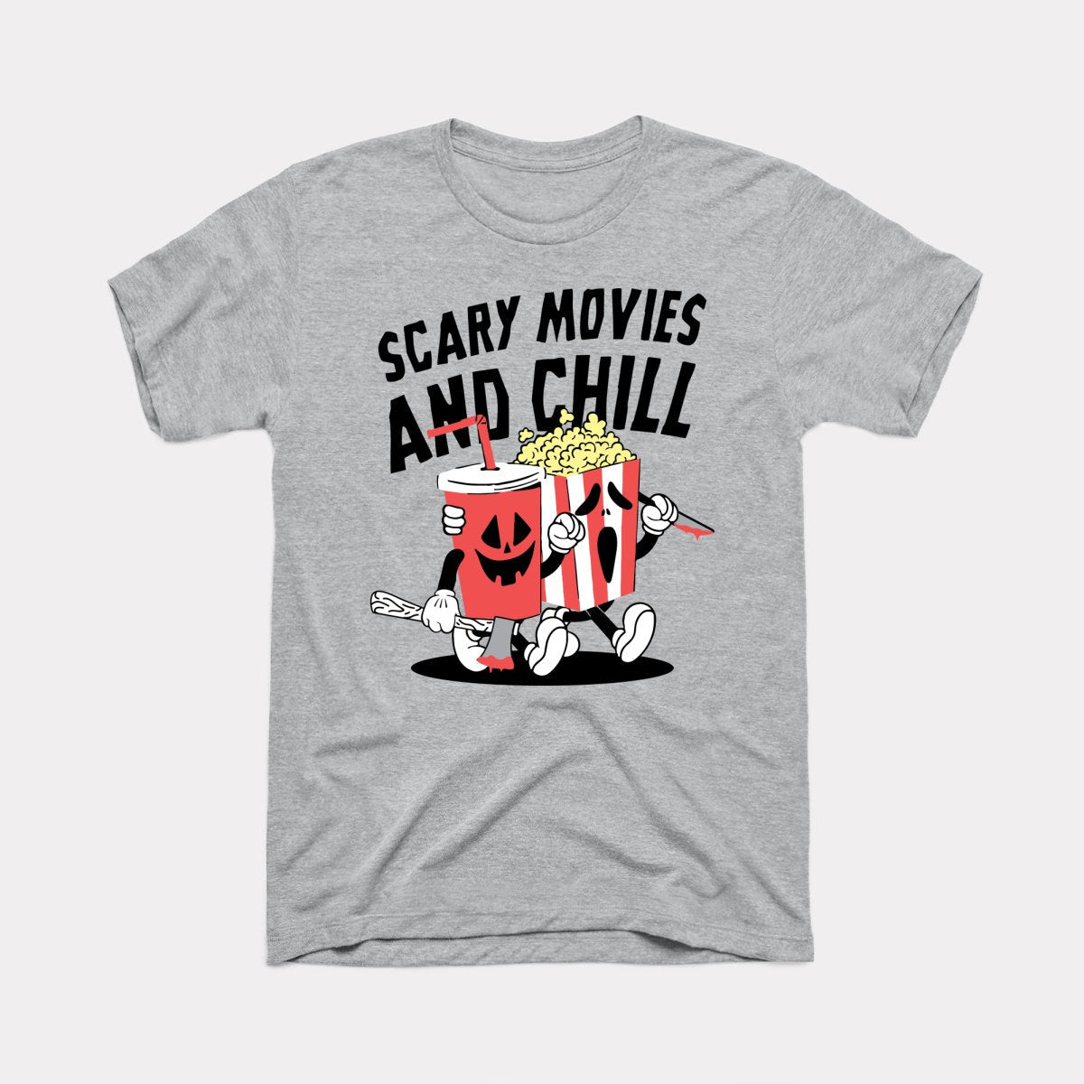 Scary Movies And Chill Adult Unisex Tee