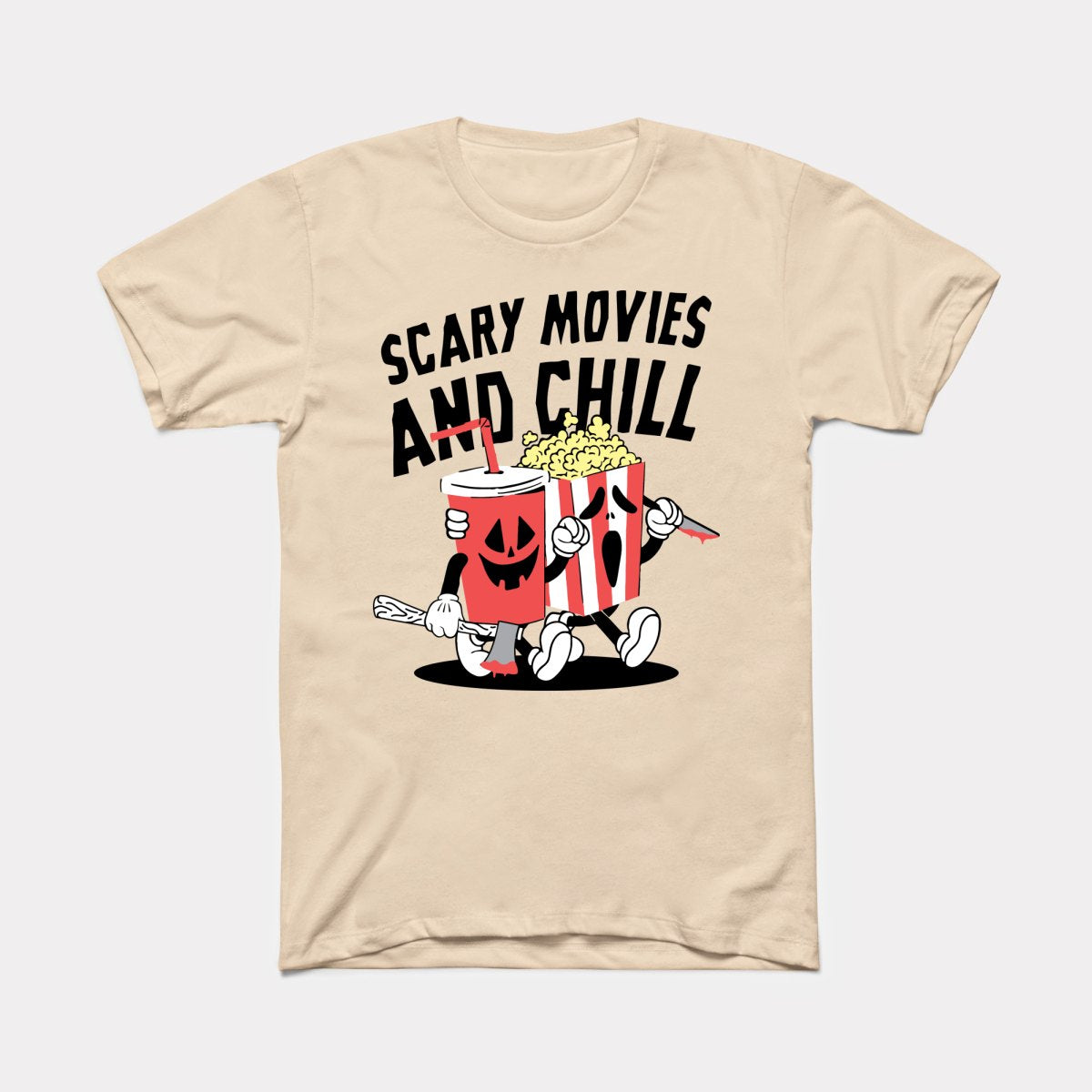 Scary Movies And Chill Adult Unisex Tee