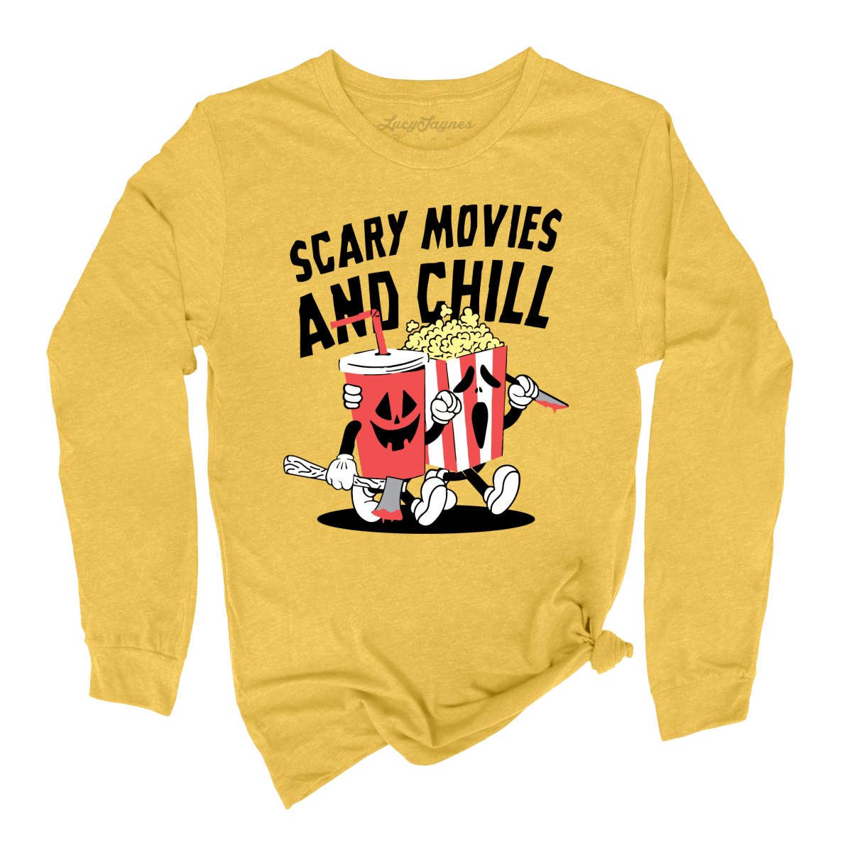 Scary Movies and Chill Long Sleeve Tee