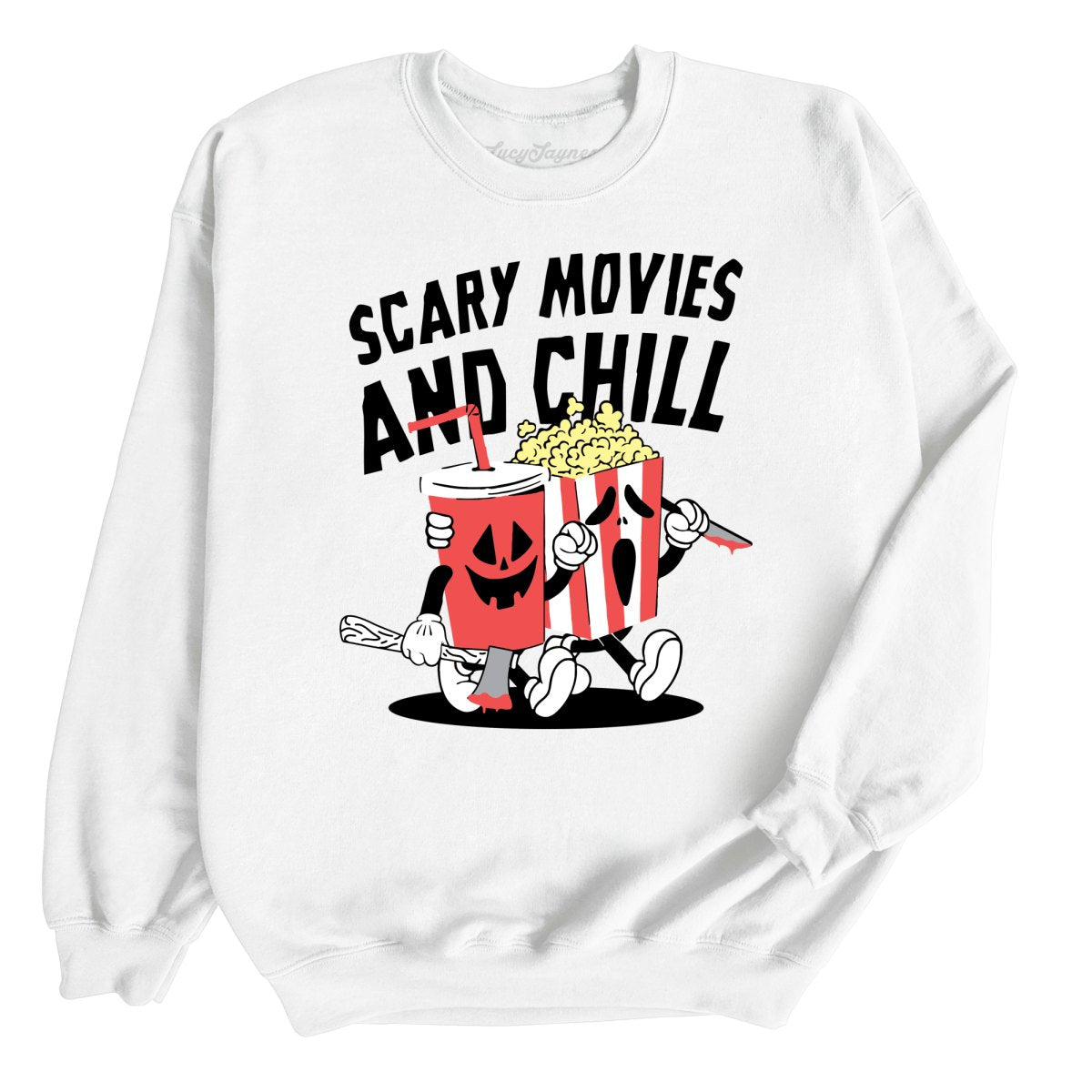 Scary Movies and Chill Sweatshirt