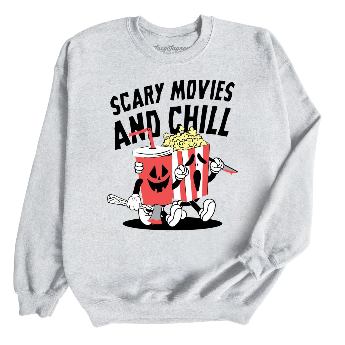 Scary Movies and Chill Sweatshirt