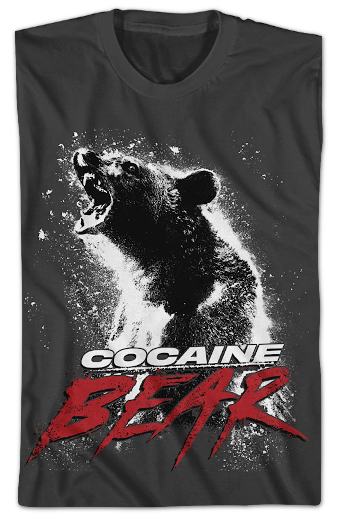 Smoke Gray Movie Poster Cocaine Bear T-Shirt