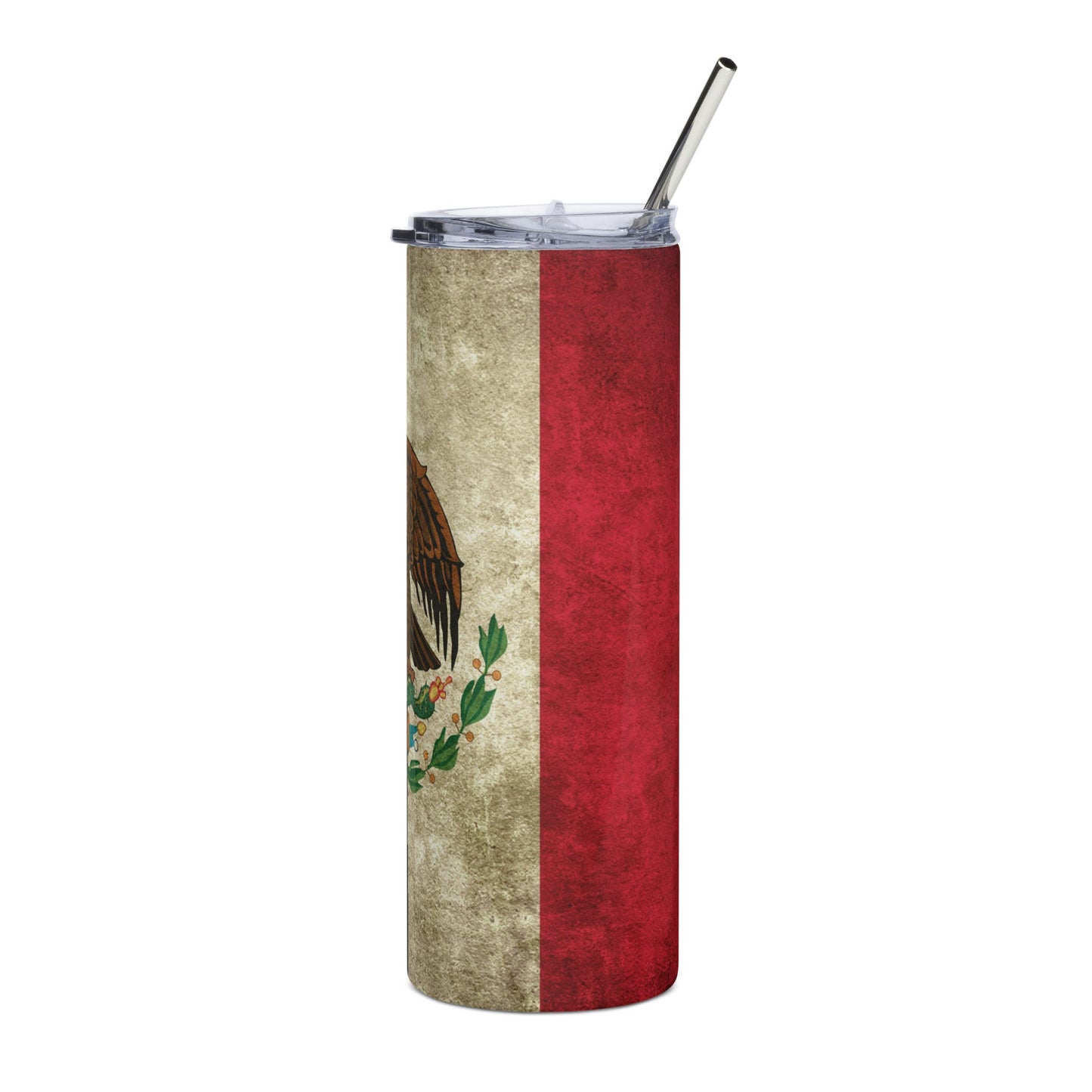 Vintage Mexico Flag Stainless Steel Tumbler 20oz