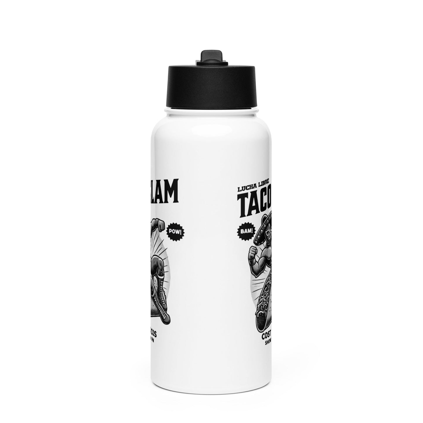 Lucha Libre Taco Slam Stainless Steel Water Bottle