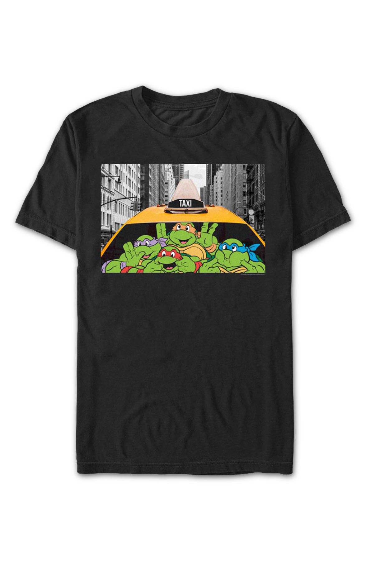 Taxi Funny Faces Teenage Mutant Ninja Turtles T-Shirt